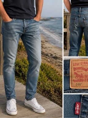 Levi’s 510 Skinny Fit Jeans Men’s 30x30 Medium Wash Denim